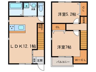 ジェミニｉ北棟の物件間取画像